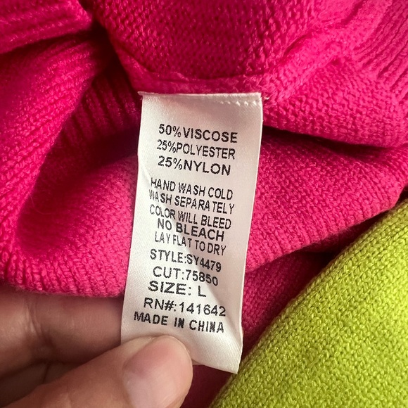 Patterned sweater - L - Picture 4 of 4